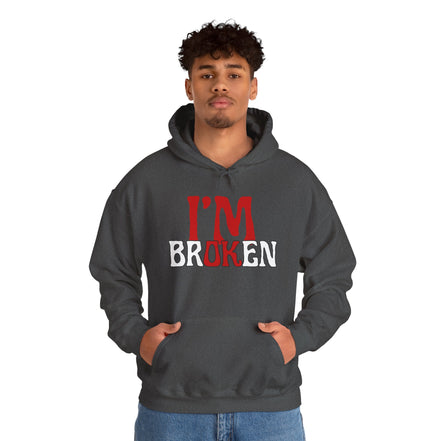 I'm Broken Hoodie - Unisex Heavy Blend™ Sweatshirt