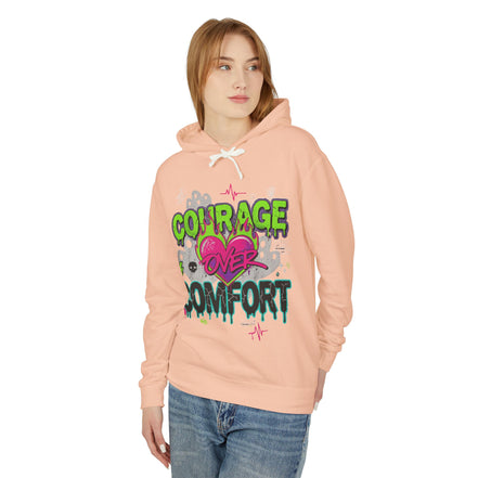 Courage Lightweight Hoodie - Peach Color