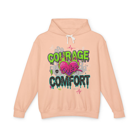 Courage Lightweight Hoodie - Peach Color