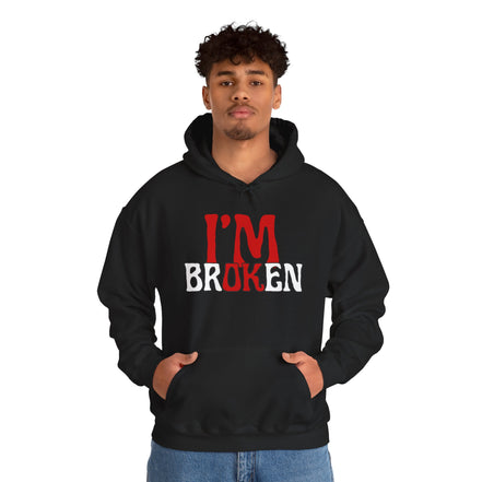 I'm Broken Hoodie - Unisex Heavy Blend™ Sweatshirt
