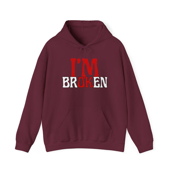 I'm Broken Hoodie - Unisex Heavy Blend™ Sweatshirt