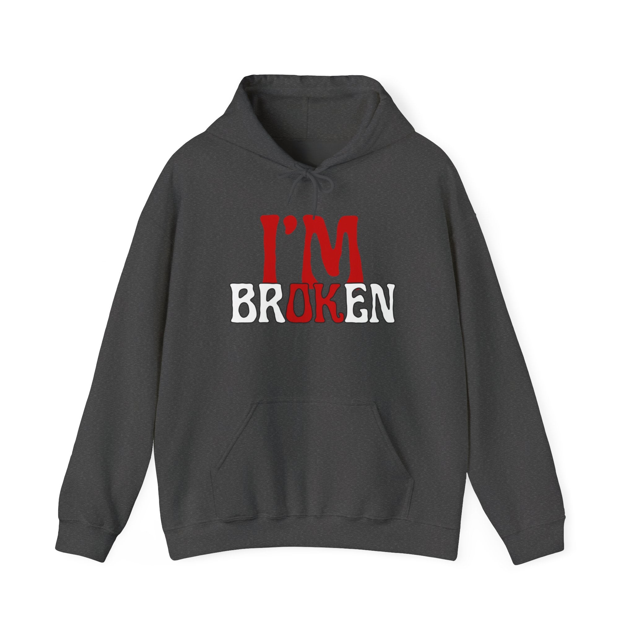 I'm Broken Hoodie - Unisex Heavy Blend™ Sweatshirt